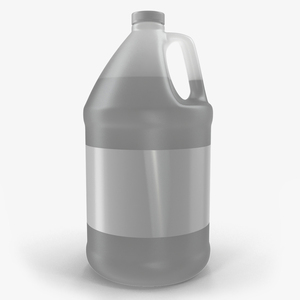 Plastic Jug With Lid Gallon 3D