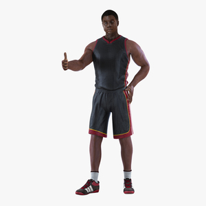 Basketball Player Rigged 3D model