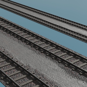 Railway Tracks 3D model