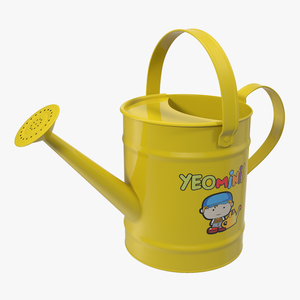 Kids Watering Can Yellow 3D model