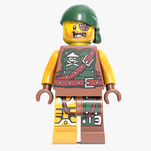 Minifigure LEGO Pirate 3D