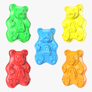 3D model Gummi Bears Set