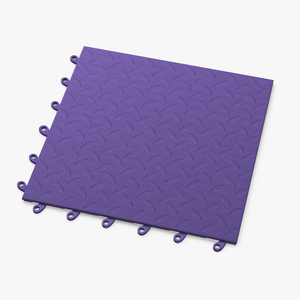 3D Connectable Floor Mat Tile Blue