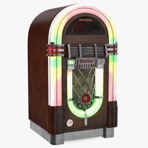 American Vintage Jukebox Wurlitzer 3D model