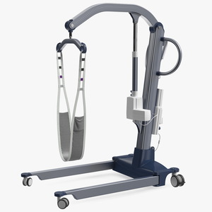 3D Patient Lift with Leg Holder model