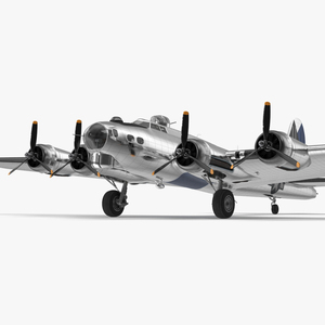 Boeing B-17 Propeller Aircraft Bomber 3D