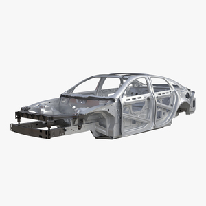 3D Car Frame 4