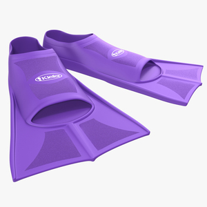 3D Swim Fins Purple