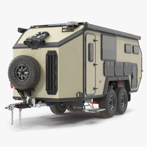 3D model Off Road Mobile Home Bruder EXP 8 Rigged