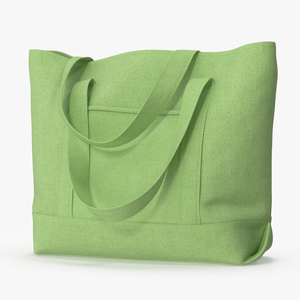 Shopper Bag Green 3D