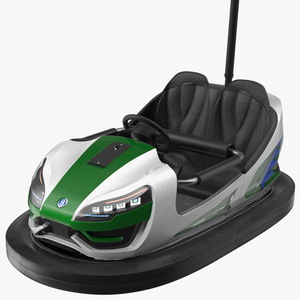 3D Bertazzon Bumper Car Adult New York White