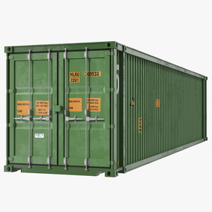 3D 45ft Shipping Container model