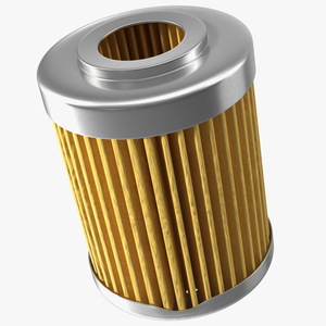 3D model Fuel Filter Paper Element