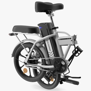 3D model Electric Bike Colorway White Folded