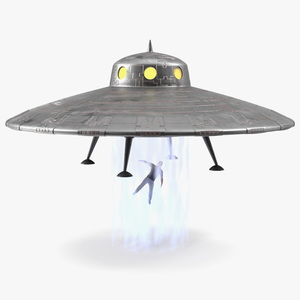 3D model Old UFO Ship Kidnaps