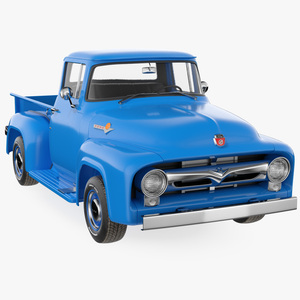 1956 Ford F100 Pickup Truck 3D