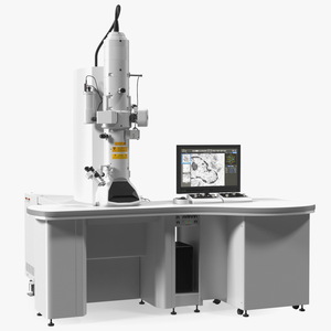 Generic Electron Microscope with Control System 3D