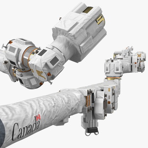 Canadarm2 ISS Remote Manipulator System 3D model