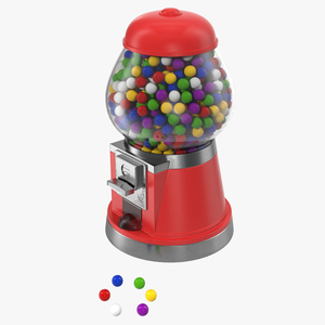 3D model Bubble Gum Dispenser