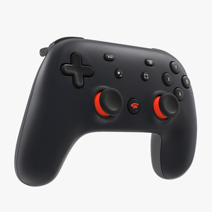 Blue Google Stadia Controller 3D model