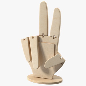 Peace Hand Symbol 3D