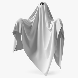 White Ghost Phantom 3D model