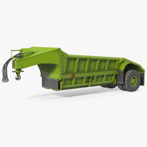 3D model Bottom Dump Trailer New Rigged