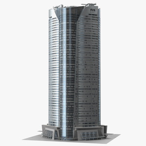 3D model Roppongi Hills Mori Tower