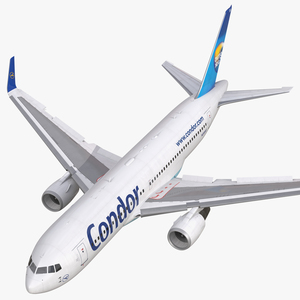 3D Boeing 767 200ER Condor Flugdienst Rigged