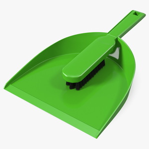 3D model Dustpan and Brush Set Fur