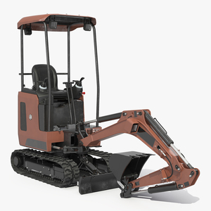 Mini Excavator Generic 3D