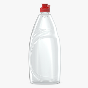 Empty Dishwashing Bottle 3D model