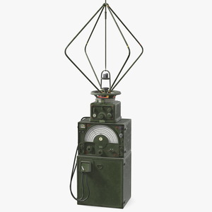 3D Military Direction Finder Antenna with Amplifier model