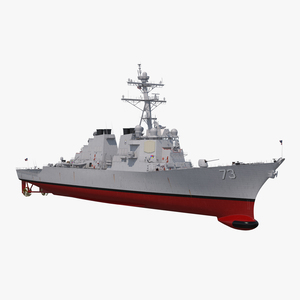 3D Arleigh Burke Destroyer Decatur DDG 73 model