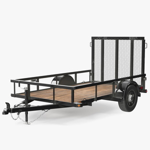 3D model Utility Trailer