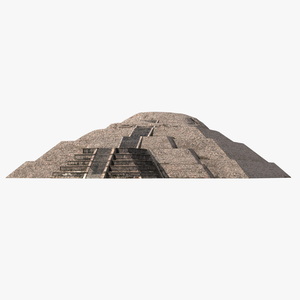 3D Teotihuacan Piramide de la Luna