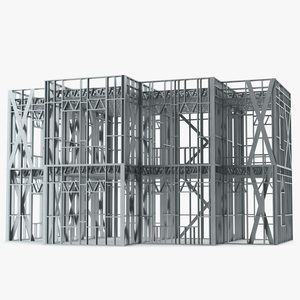 3D model Modular Steel Construction Big