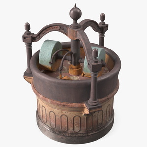 3D Antique Cocoa Grinder