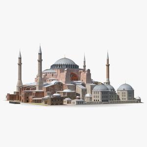 3D model Hagia Sophia Grand Mosque