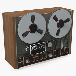 3D Reel-to-Reel Tape Recorder AKAI 4000DS model