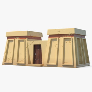 3D model Stylized Arab Gate to the Yard