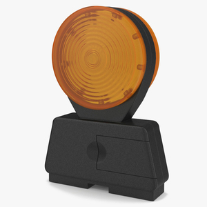 Road Warning Lamp 3D