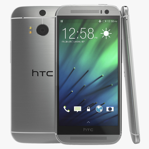 3D HTC One M8 White