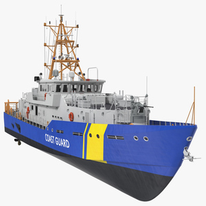 3D Coast Guard Patrol Boat Island Class