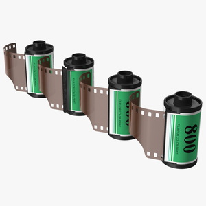 Color Print Film for 35mm Fur 3D model