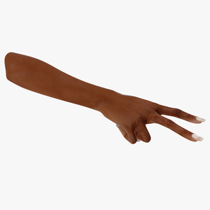 3D model Hand of African Female Victory Sign Pose