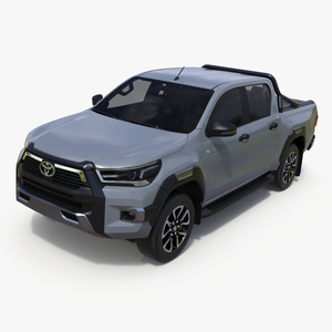 Toyota Hilux 2022 Grey 3D