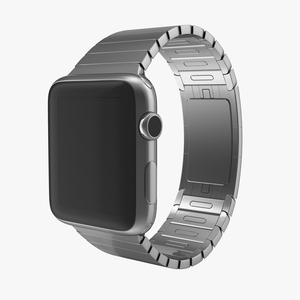 3D Apple Watch Link Bracelet Dark Space