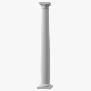 Smooth Fiberglass Column 3D model