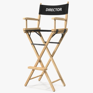 Tall Director Chair 3D model